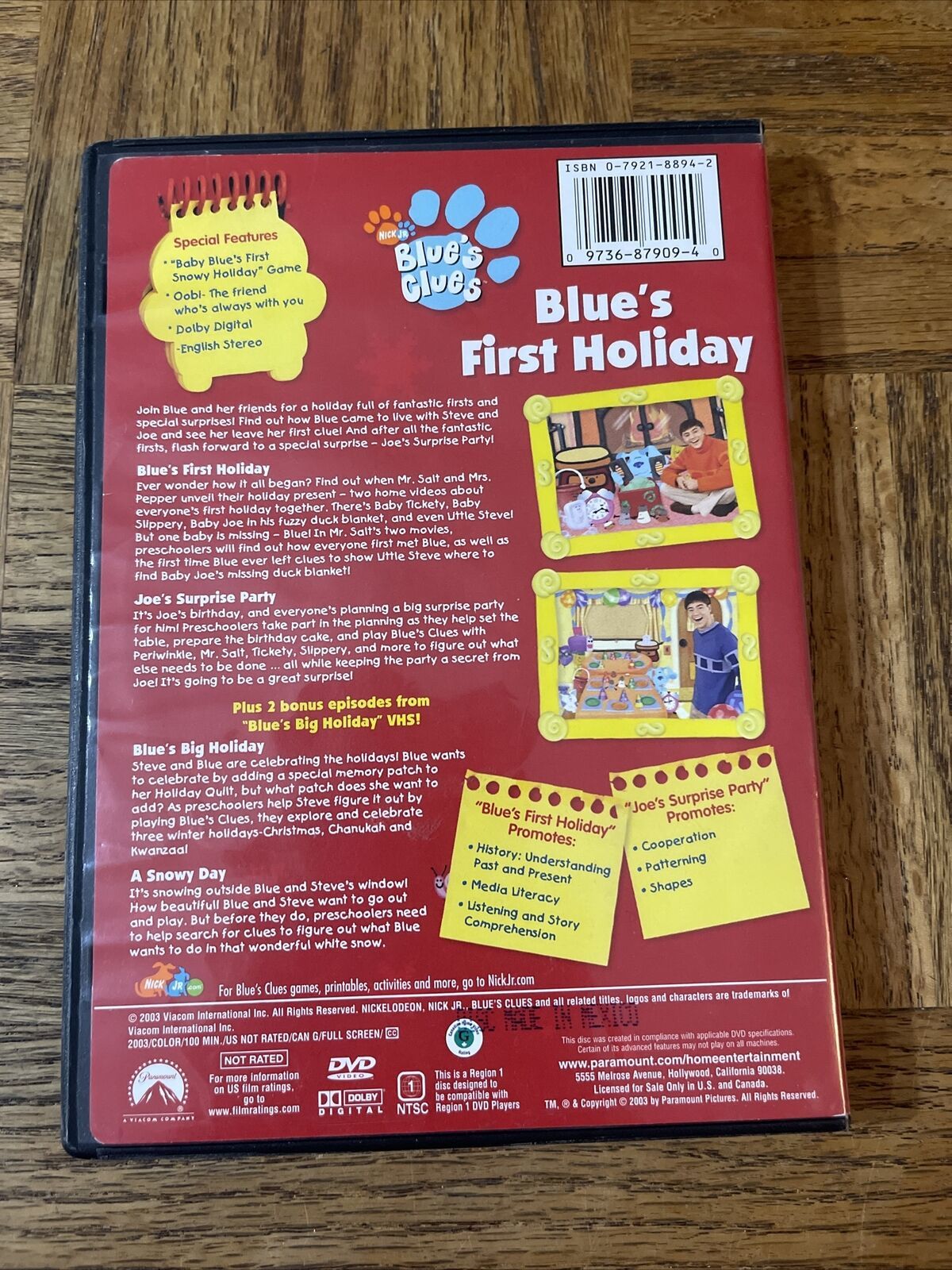 Blues Clues Blues First Holiday DVD-Very Rare Vintage - DVDs & Blu-ray Discs