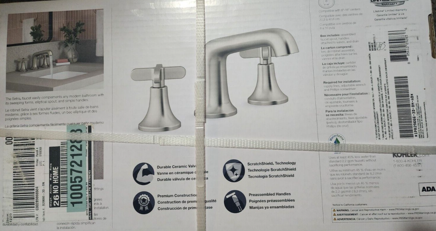 KOHLER Setra 8 in. Widespread 2Handle and similar items