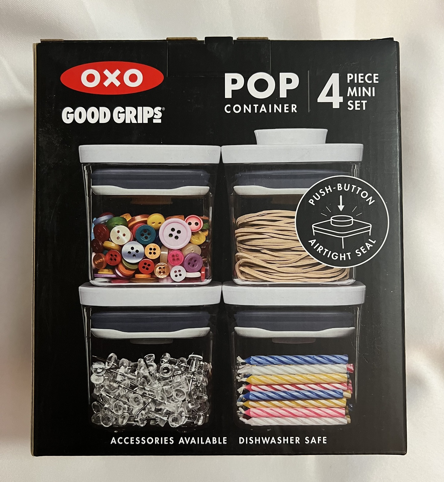  OXO Good Grips 4-Piece Mini POP Container Set: Home & Kitchen