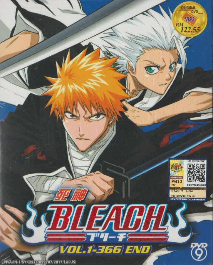 Bleach Episodes 1 - 366 English Dubbed Complete Series 16 Seasons