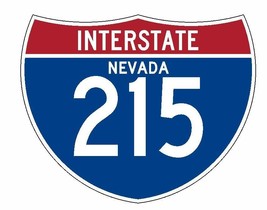 Interstate 215 Sticker R1992 Nevada Highway Sign Road Sign - $1.45+