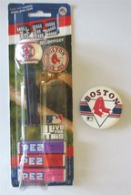 Boston Red Sox MLB Baseball Pez Candy Dispenser & Collectible 2.25" Pin Back - $11.00