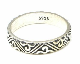 Beautiful Pure Solid Silver Ring Plain Unisex Band 17 / 57 no. Size - $28.57