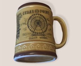 Cedar Point Vintage Space Spiral &amp; Giant Wheel Vintage Mug - $13.88