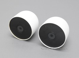 Google GA01894-US Nest Cam Indoor/Outdoor Security Camera (Pack of 2) - White image 2