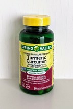 Spring Valley Turmeric Curcumin 500 mg - 60 Capsules EXP  01/23 - New Sealed - $18.69