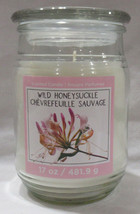 Ashland Scented Candle New 17 Oz Large Jar Single Wick Spring Wild Honeysuckle - $20.54