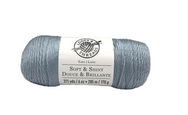 Loops & Threads, Soft & Shiny Solid Yarn, #44 Powder Blue, 6 Oz. Skein - $8.95