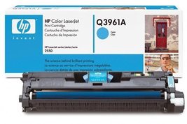 HP OEM Q3961A Cyan LaserJet Toner Cartridge - $81.25