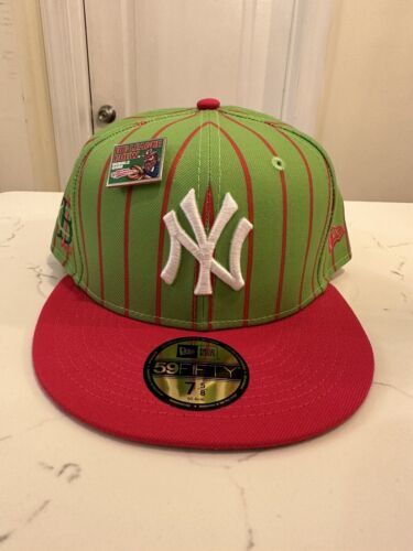 New York Yankees BIG LEAGUE CHEW NEW ERA 59FIFTY Fitted Hat Watermelon 7 5/8