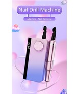 35000RPM Portable Rechargeable Nail Drill Machine With Pause Mode Nail S... - $45.98
