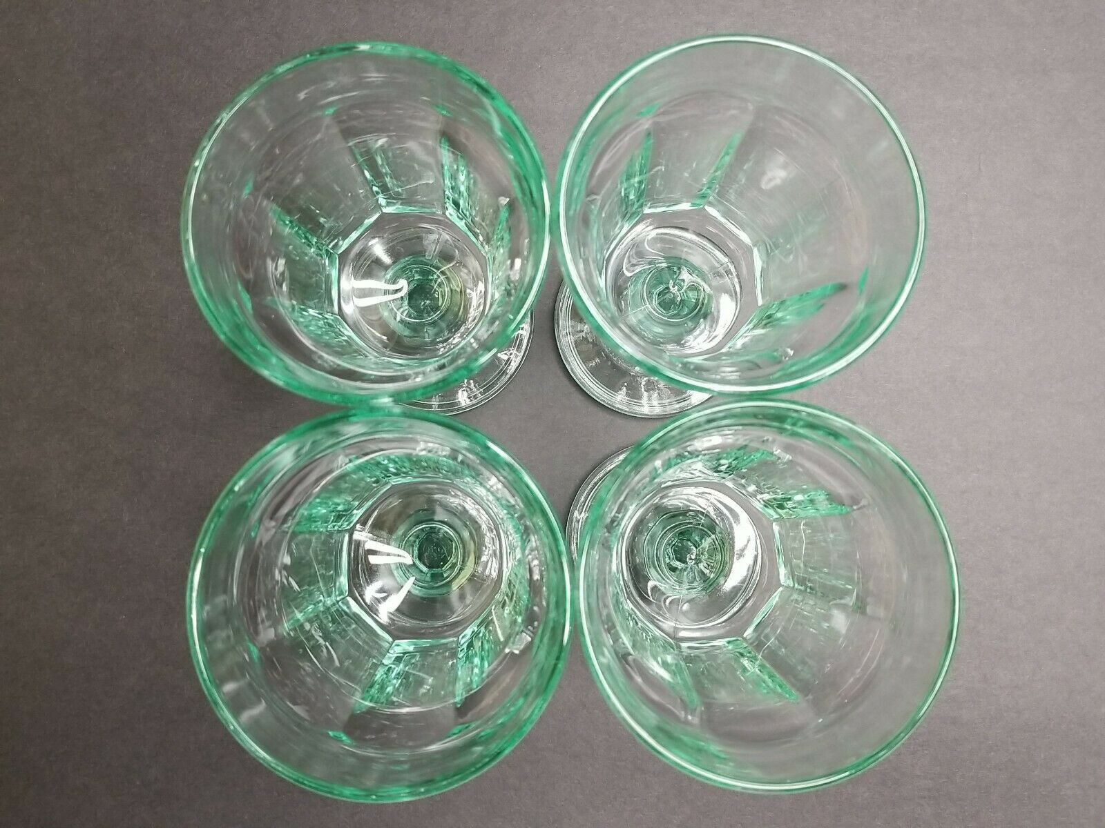 Bormioli Rocco Romantic Cooler Glass Set of 4 16 oz Pastel Green