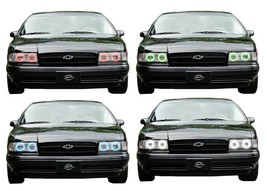 for Chevrolet Impala 91-96 RGB Multi Color LED Halo kit for Headlights - $137.91