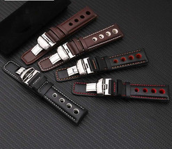 Strap Replacement  for Tissot PRS516  20mm Vintage Genuine Leather Watch Band - $16.62+