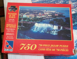 Niagara Falls U.S.A. Wonders Of The World 750 Piece Sure-Lox Jigsaw Puzzle - $12.86