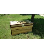 Mine-craft Inspired Trunk Double Size - Solid Wood Furniture - $440.00+