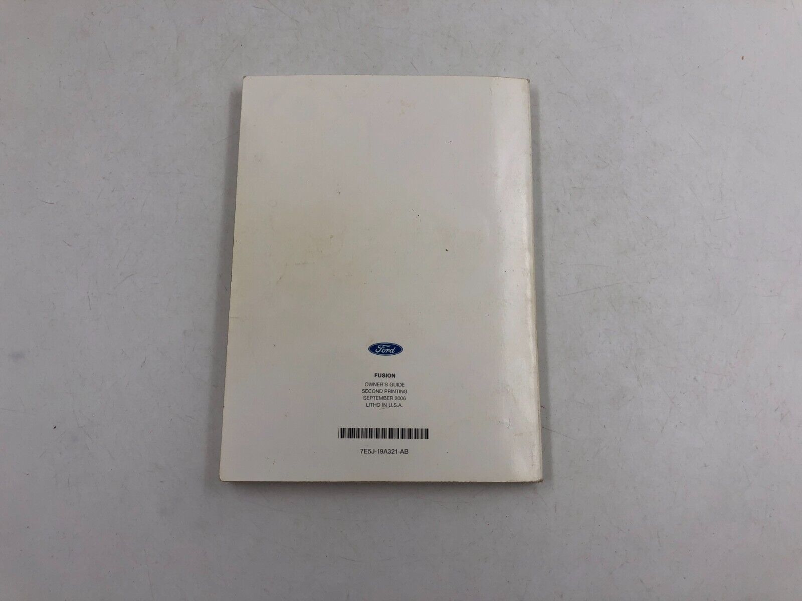 2007 Ford Fusion Owners Manual Handbook with Case OEM A02B24020 Other