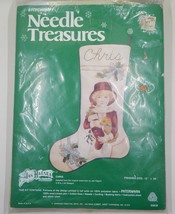 Stitchery Needle Treasures Jan Hagara Collectables Chris Stocking Girl Puppy - $19.99