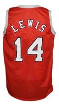 Freddie Lewis Custom Spirits of St Louis Aba Basketball Jersey Orange Any Size image 5