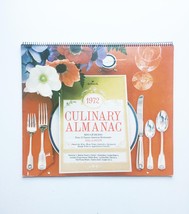 Vintage 1972 Hallmark "Culinary Almanac" Calendar image 1