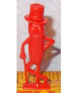 Vintage Planters Mr. Peanut Red Hard Plastic Whistle - $7.95