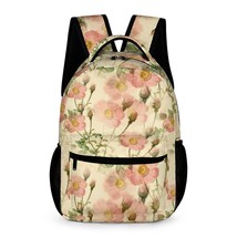 Mondxflaur Flowers Retro Backpacks for School Kids Teen Lightweight 16.2inch - $34.99