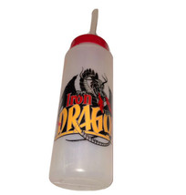 Cedar Point “Iron Dragon” Water Bottle W/ Cap &amp; Straw Vintage Water Bott... - $69.95