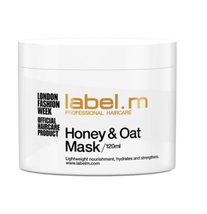Label.m Honey & Oat Treatment Mask For Dry and Dehydrated Hair, 4.05 ounces 