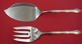 Fontana by Towle Sterling Silver Salmon Serving Set Fish Custom Made - $132.76