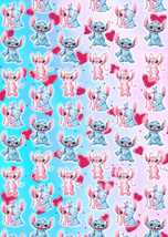 STITCH & ANGEL Gift Wrap - Disney Wrapping Paper - 2 x A2 Sheets Per Order - $4.89