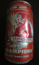Coca Cola 1992 Alabama Crimson Tide Championship Can Unopened and Full Dents - $1.98