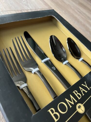 Vintage Flatware Set, MCM Orleans Geometric Stainless Silverware Set 