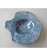 Blue Crackle Ceramic Fish Candle Holder Soap Dish Porcelain Handcrafted ... - $27.00