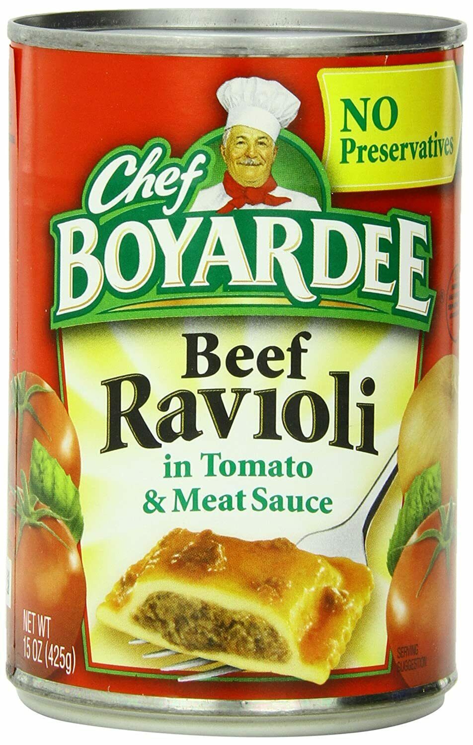 Chef Boyardee Beef Ravioli - 15 Oz. (5 Cans) Fast Shipping - Pasta ...