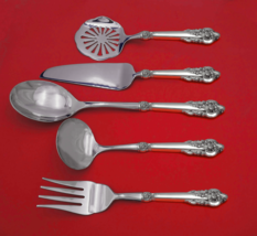 Grande Baroque by Wallace Sterling Silver Thanksgiving Serving Set 5pc Custom - $319.87