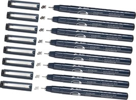 PANDAFLY Black Micro-Pen Fineliner Ink Pens - Precision Multiliner Pens  Micro Fine Point Drawing Pens for Sketching, Anime, Manga, Artist  Illustration, Bullet Journaling, Scrapbooking
