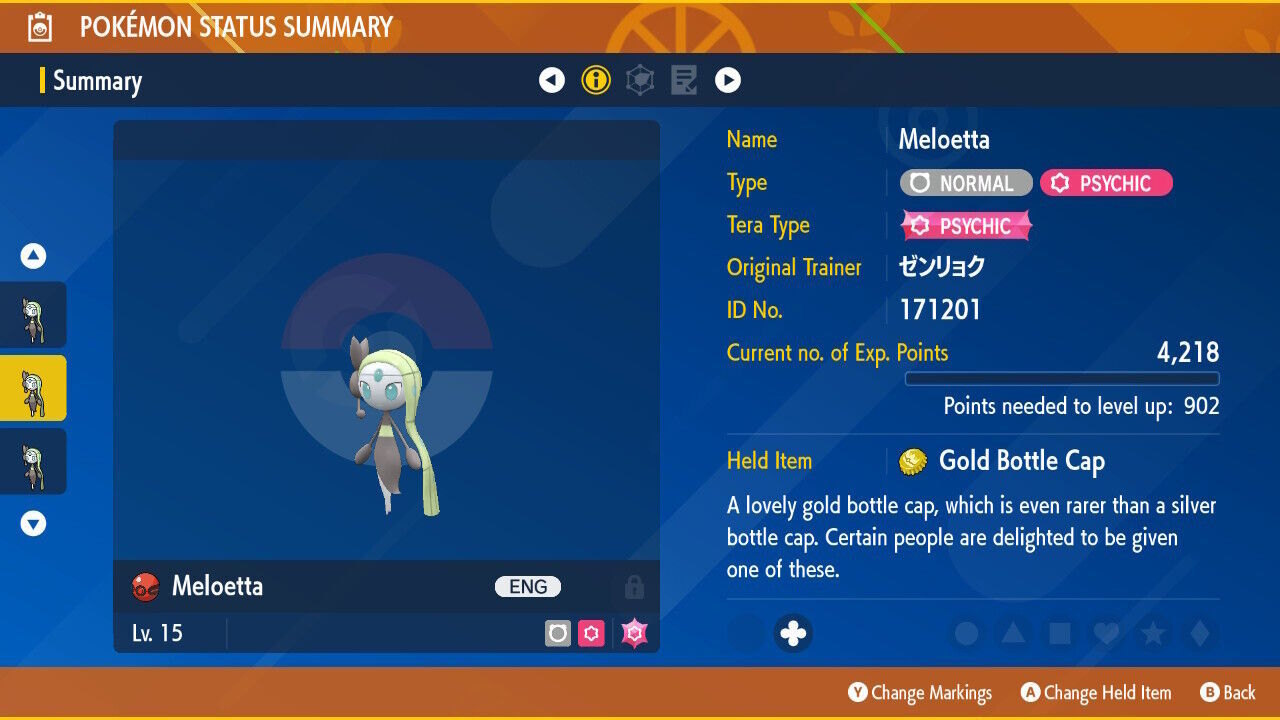 Meloetta Event untouched Shiny Meloetta Pokemon 6ivs Pokemon Scarlet