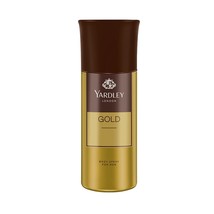 Yardley London Gold Deodorant Body Spray for Men, Fresh, 150 ml - $16.28