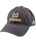 Adidas Notre Dame Fighting Irish Swimming Relaxed Adjustable Gray Cap Da... - $17.09