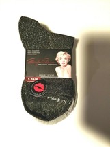 Marilyn Monroe Womens New Anklet Socks 5 Pairs Glimmer Sock Size 9-11 NWT - $9.94