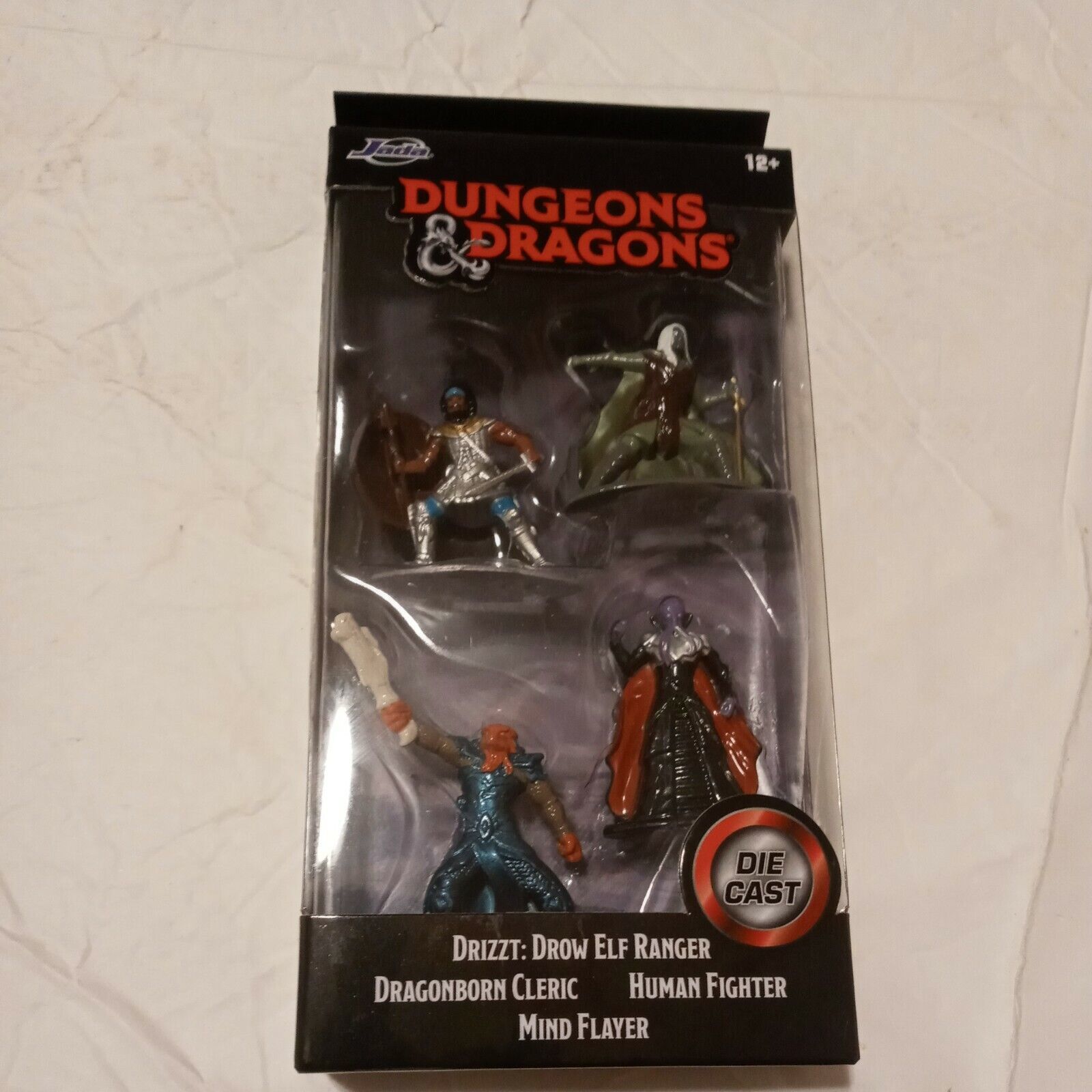 Jada Dungeons & Dragons Drizzt Dragonborn Cleric Human Fighter 4 Figure ...