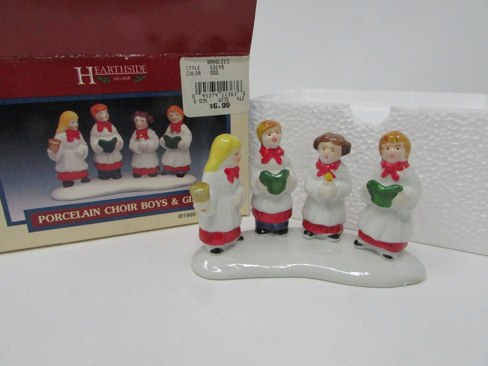 Primary image for LEMAX 1995 #53149 HEARTHSIDE COLLECTION CHOIR BOYS & GIRLS FIGURINE L137
