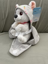 Disney Parks Baby Bolt the Dog in a Hoodie Pouch Blanket Plush Doll New image 9