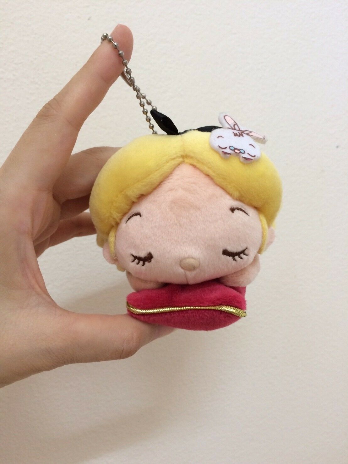 Alice in Wonderland plush keychains at Disney Store Japan