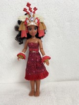 MOANA Classic 9” Doll  Disney in Red Outfit And Hand Accessories - $7.00