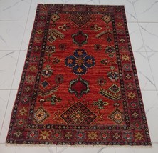 Serapi Vegetable Dyes Traditional Hand Knotted Afghan Bohemian 3x5 Area Rug - $338.00