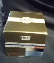 Roc Multi Correxion 5 in 1 Chest Neck &amp; Face Cream with SPF 30 Hexyl-R 1... - $22.79