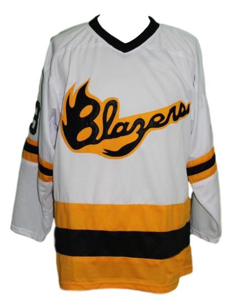 Syracuse blazers retro hockey jersey white   1