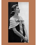 Minuet Shawl. Vintage Knitting Pattern. PDF Download - $2.50