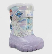 Disney Frozen Light Up Faux Fur Rain/Snow Boots - $18.00